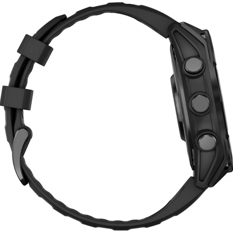 Смарт-годинник Garmin Fenix 8 47mm AMOLED Slate Gray with Black Silicone Band (010-02904-00/09) Купити в Україні