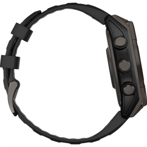 Смарт-годинник Garmin Fenix 8 47mm Solar Sapphire Carbon Gray DLC Titanium w. Black/Pebble Gray S. Band (010-02906-10/11/70) Купити в Україні