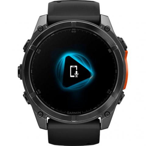 Смарт-годинник Garmin Fenix 8 51mm AMOLED Slate Gray with Black Silicone Band (010-02905-00) Купити в Україні