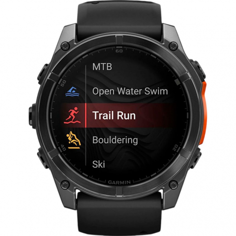 Смарт-годинник Garmin Fenix 8 51mm AMOLED Slate Gray with Black Silicone Band (010-02905-00) Купити в Україні