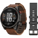 Смарт-годинник Garmin Fenix 8 Pro 47 mm AMOLED Carbon Gray DLC Titanium with Chestnut Leather Band (010-03198-40) Купити в Україні