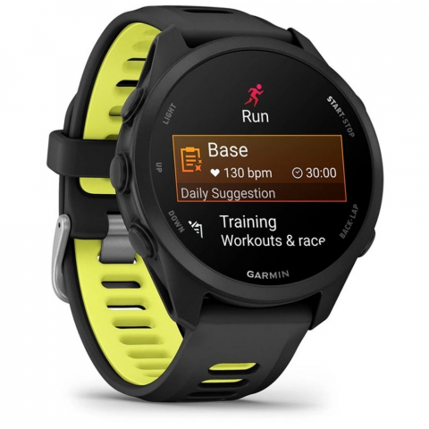 Смарт-годинник Garmin Forerunner 170 Black with Black/Amp Yellow Band (010-03920-00) Купити в Україні