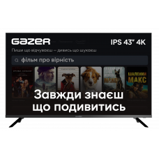Телевiзор Gazer TV43-UN1