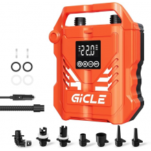 Портативний електричний насос Gicle 12V AP-883-L Orange