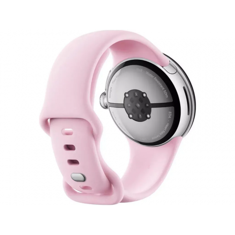Смарт-годинник Google Pixel Watch 3 41 mm Wi-Fi Polished Silver Aluminum Case/Rose Quartz Active Band Купити в Україні