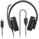 Навушники з мікрофоном HAMA HS-USB400 Black Купити в Україні