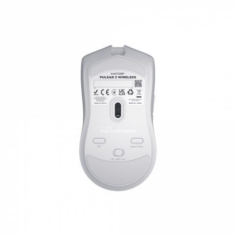 Ігрова миша HATOR Pulsar 3 wireless (HTM631) white Купити в Україні