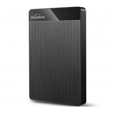 Зовнішній жорсткий диск UnionSine HD2510 500Gb USB 3.0 Black для MacOS PS4 XBox