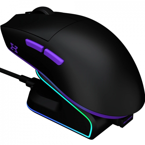 Ігрова миша HATOR Hellyberry HM47 wireless (HM47_black_violet) black-violet Купити в Україні