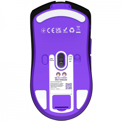 Ігрова миша HATOR Hellyberry HM47 wireless (HM47_black_violet) black-violet Купити в Україні