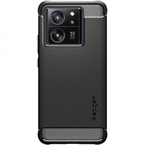 Чохол Spigen Rugged Armor для Xiaomi 13T | 13T Pro Matte Black (ACS07502) Купити в Україні