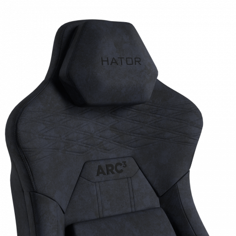 Крісло для геймерів HATOR Arc 3 XL Velour (HTC3440XL) Black Купити в Україні