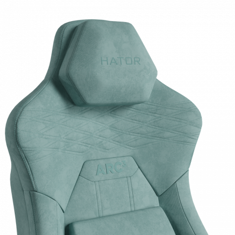 Крісло для геймерів HATOR Arc 3 XL Velour (HTC3443XL) Turquoise Купити в Україні