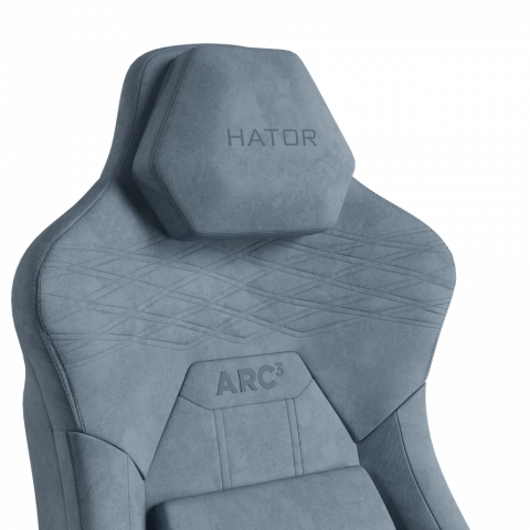 Крісло для геймерів HATOR Arc 3 XL Velour (HTC3445XL) Blue Купити в Україні