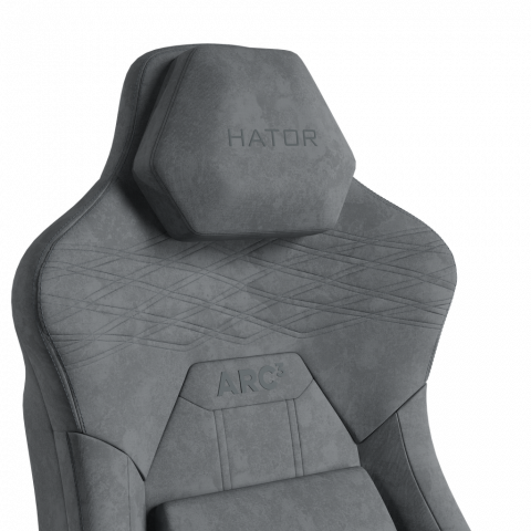 Крісло для геймерів HATOR Arc 3 XL Velour (HTC3446XL) Grey Купити в Україні