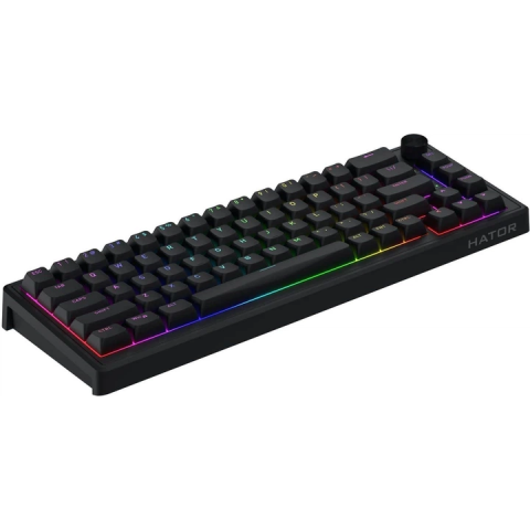 Клавіатура механічна HATOR Skyfall 65 (HTK1160) black-black, HATOR Sterling speed switches, US Купити в Україні