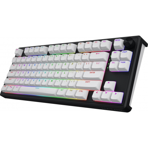 Клавіатура механічна HATOR Skyfall 80 wireless (HTK3180) black-white, US layout Купити в Україні