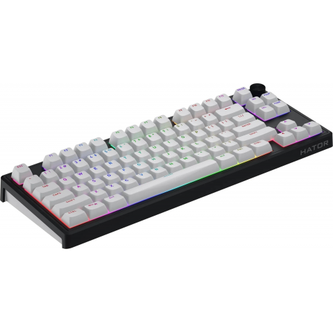 Клавіатура механічна HATOR Skyfall 80 wireless (HTK3180) black-white, US layout Купити в Україні