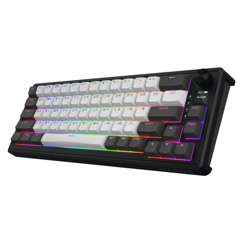 Клавіатура механічна HATOR Skyfall 65 PRO wireless (HTK4160UA) grey-black, silent switches Купити в Україні