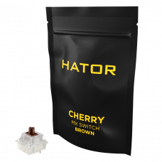 Комплект HATOR Hotswap Switch Cherry MX Brown (HTS-124)