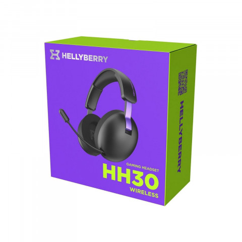 Ігрова гарнітура HATOR Hellyberry HH30 wireless (HH30_wireless_BV) black-violet Купити в Україні