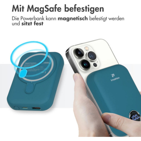 Повербанк (Powerbank) Imoshion MagSafe 10000mAh Blue Купити в Україні