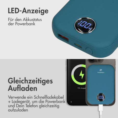 Повербанк (Powerbank) Imoshion MagSafe 10000mAh Blue Купити в Україні