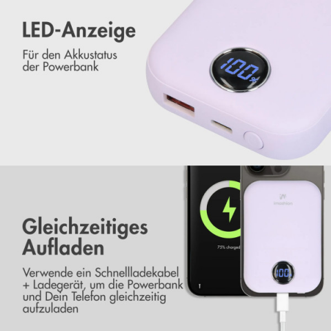 Повербанк (Powerbank) Imoshion MagSafe 10000mAh Violet (8720922183064) Купити в Україні