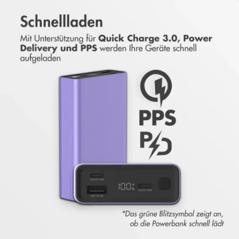 Повербанк (Powerbank) Imoshion Mini 20000mAh Lila (8720922141507) Купити в Україні