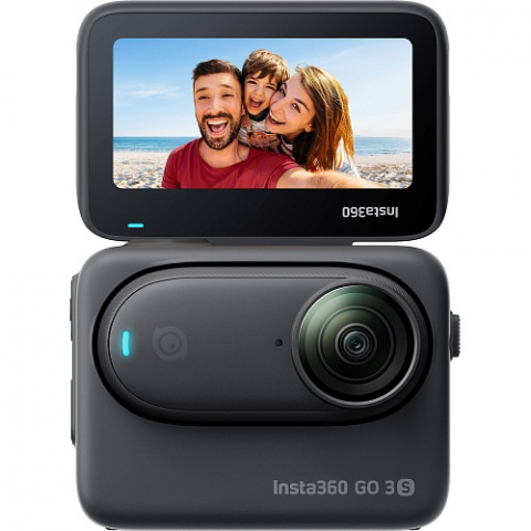 Екшн-камера Insta360 GO 3S 4K Standard Bundle 64GB Black (CINSAATA_GO3S14) Купити в Україні