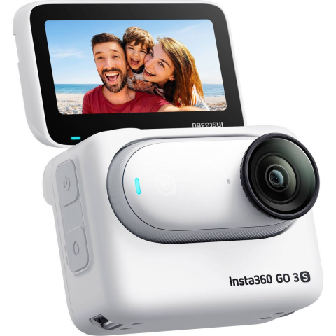 Екшн-камера Insta360 GO 3S 4K Standard Bundle 64GB White (CINSAATA_GO3S06) Купити в Україні