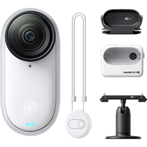 Екшн-камера Insta360 GO 3S 4K Standard Bundle 64GB White (CINSAATA_GO3S06) Купити в Україні