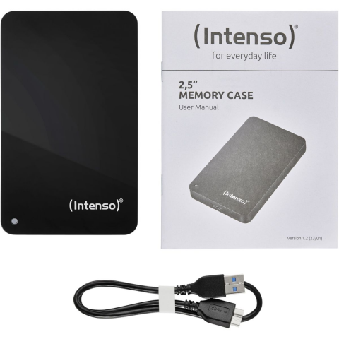 Жорсткий диск Intenso Memory Case 1 TB Black (6021560) Купити в Україні