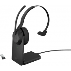 Навушники Jabra Evolve2 55 Link390a MS Mono with Charging Stand Black (25599-899-989)
