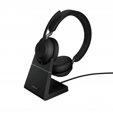 Навушники Jabra Evolve2 65 MS Stereo Stand Black з док-станцією (26599-989-889)