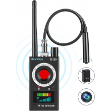 Детектор прихованих камер та жучків HawkSpy K18 advanced detector Black