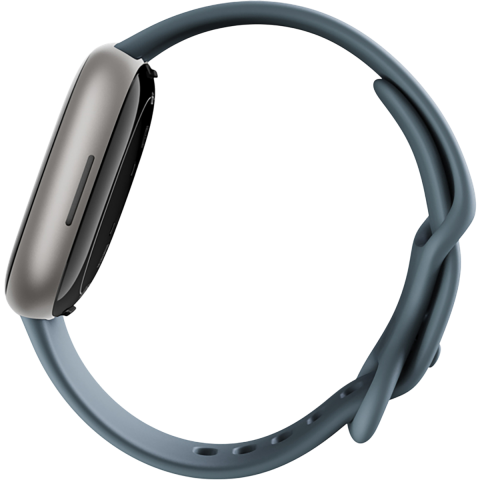 Смарт-годинник Fitbit Versa 4 Waterfall Blue / Platinum (FB523SRAG) Купити в Україні