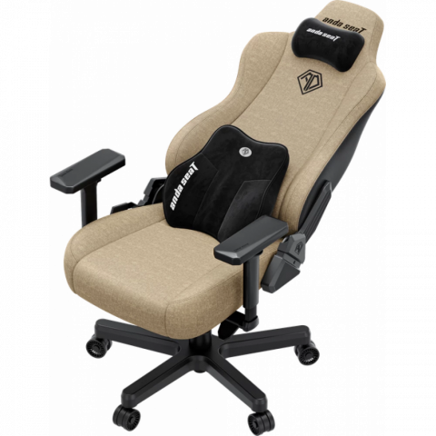 Крісло ігрове Anda Seat Kaiser 3E XL Dark Beige Fabric (AD23YC-XL-09-H-CF-H01) Купити в Україні