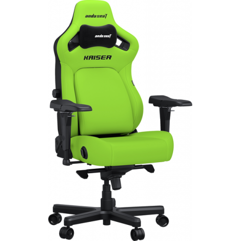 Крісло ігрове Anda Seat Kaiser 4 Cyber Green PVC Size XL (AD12YDDC-XLL-20-C-PV/C-01) Купити в Україні