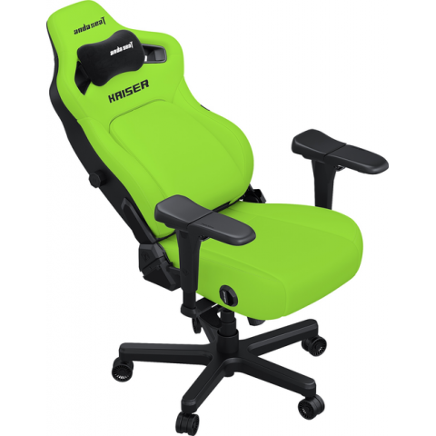 Крісло ігрове Anda Seat Kaiser 4 Cyber Green PVC Size XL (AD12YDDC-XLL-20-C-PV/C-01) Купити в Україні