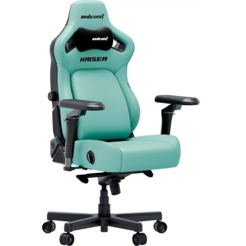 Крісло геймерське ігрове Anda Seat Kaiser 4 V2 Size XL Green PVC (AD12YDDC-XLL-20-E-PV/C-03) Купити в Україні