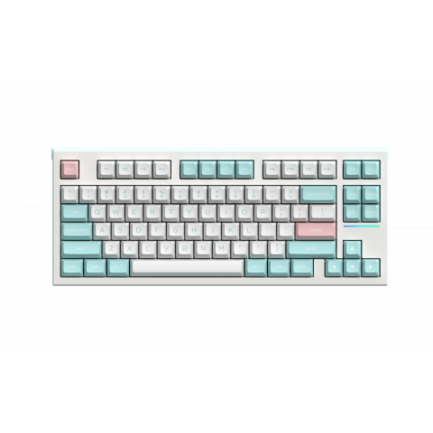 Клавіатура FL ESPORTS FL750 SAM Marshmallow Kailh MX Cool Mint Three-Mode (FL750SAM-4599)