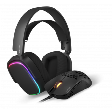 Комплект (НТR-001) чорний: Гарнітура Phoenix 7.1 RGB (HTA-842)  + Миша HATOR Stellar PRO (HTM-540)