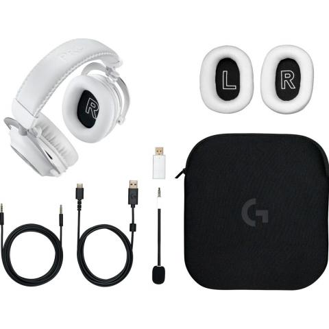 Навушники з мікрофоном Logitech G Pro X 2 Lightspeed White (981-001269) Купити в Україні