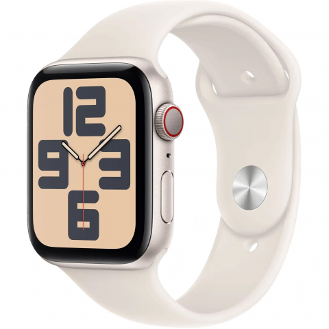 Смарт-годинник Apple Watch SE 3 GPS + Cellular 40mm Starlight Alu. Case w. Starlight S. Band - M/L (MEP74) Купити в Україні