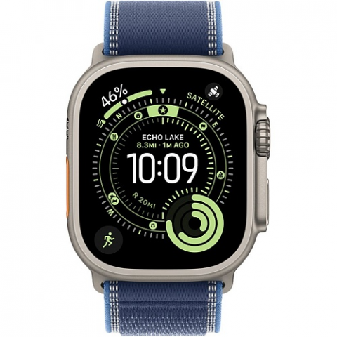 Смарт-годинник Apple Watch Ultra 3 GPS + Cellular 49mm Natural Tit. Case w. Blue/Bright Blue Trail Loop - M/L (MEWU4) Купити в Україні