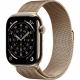 Смарт-годинник Apple Watch Series 11 GPS + Cellular 46mm Gold Tit. Case w. Gold Milanese Loop - S/M (MFD74) Купити в Україні