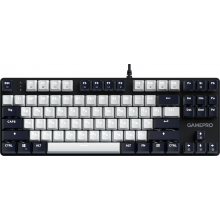 Дротова механічна клавіатура GamePro Genesis Metallic (MK110B) 87% Red switches