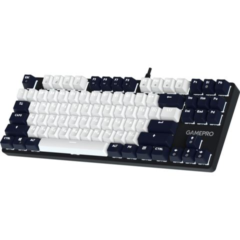 Дротова механічна клавіатура GamePro Genesis Metallic (MK110B) 87% Red switches Купити в Україні