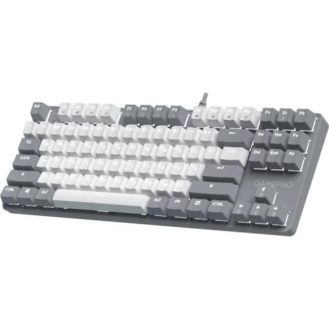 Дротова механічна клавіатура GamePro Genesis Metallic (MK110G) 87% Red switches Купити в Україні